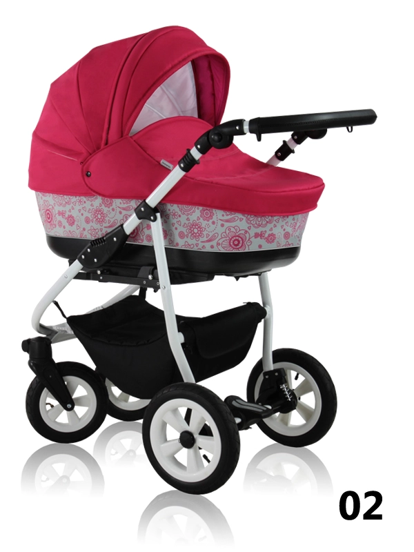 Style Prampol - różowy wózek dziecięcy idealny dla dziewczynki