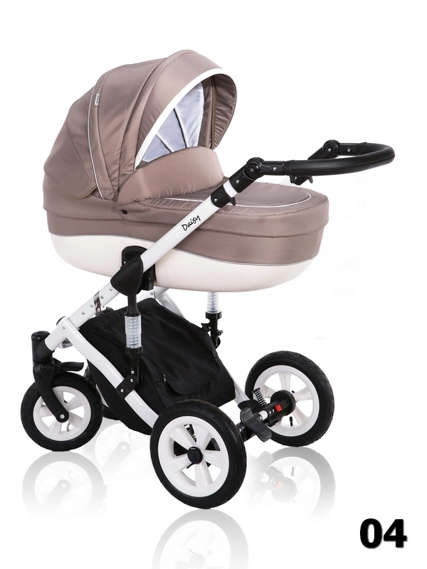 Daisy Prampol - universal, light brown baby stroller