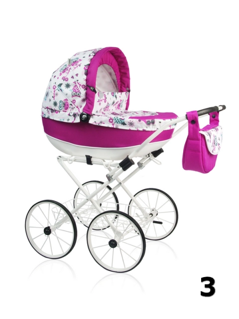 Laila - a pram for dolls on classic large wheels