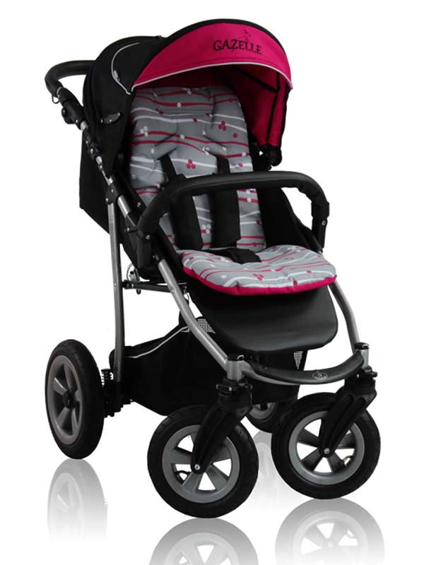 Gazelle - girlish, pink stroller