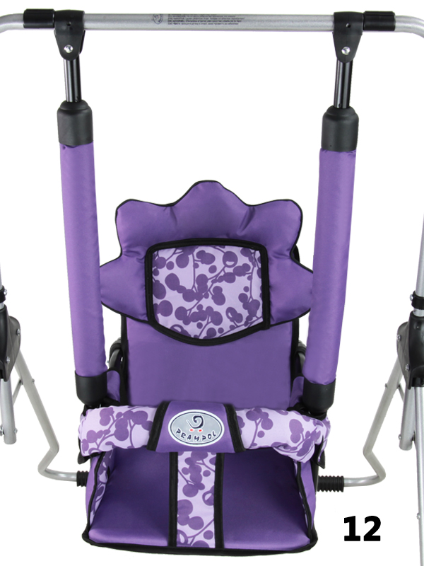 Nuna - purple freestanding swing for a girl