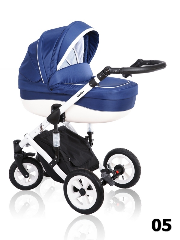 Daisy - deep blue baby stroller for a baby boy