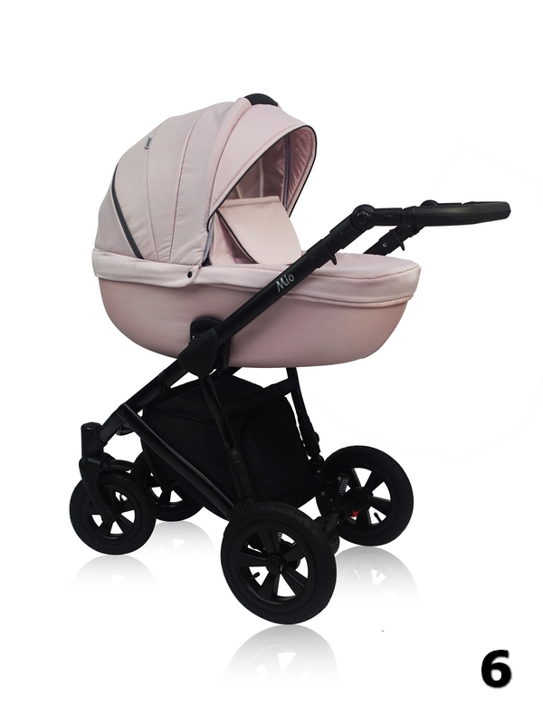 Mio Prampol - a delicate, all pink baby stroller perfect for a girl