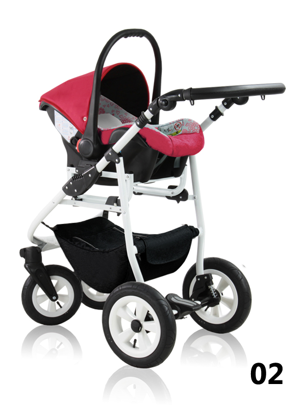 Style - car seat/carrier with the possibility of mounting on a pram frame