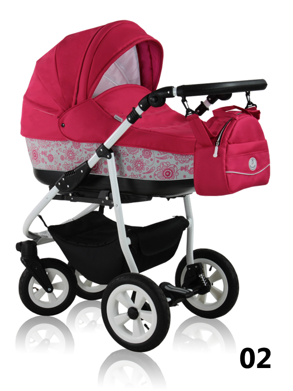 Style - baby pram with adjustable handle height