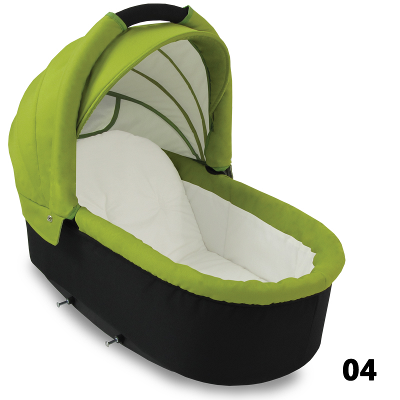 carrycot with the adjustable backrest