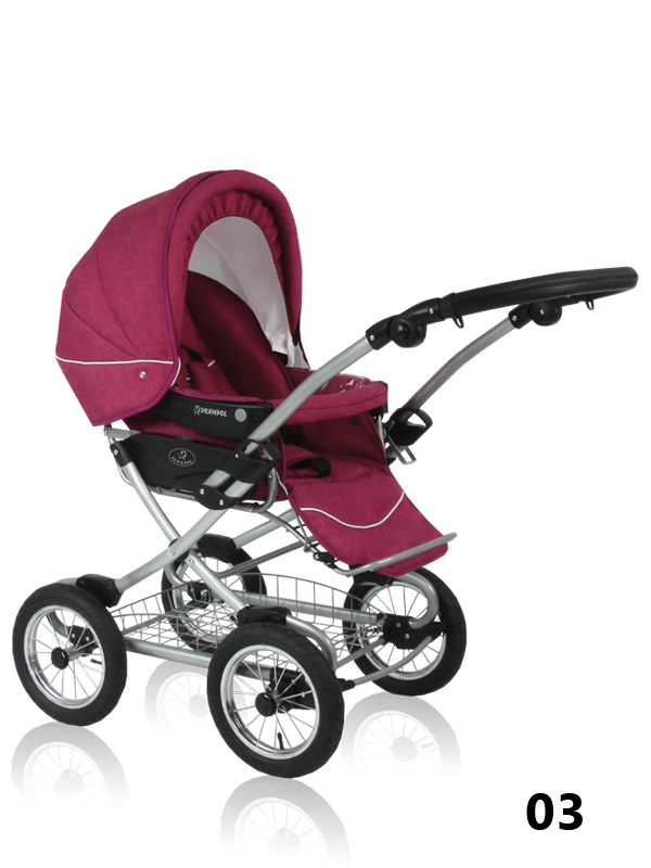 Verona Eko Prampol - pink stroller for a girl
