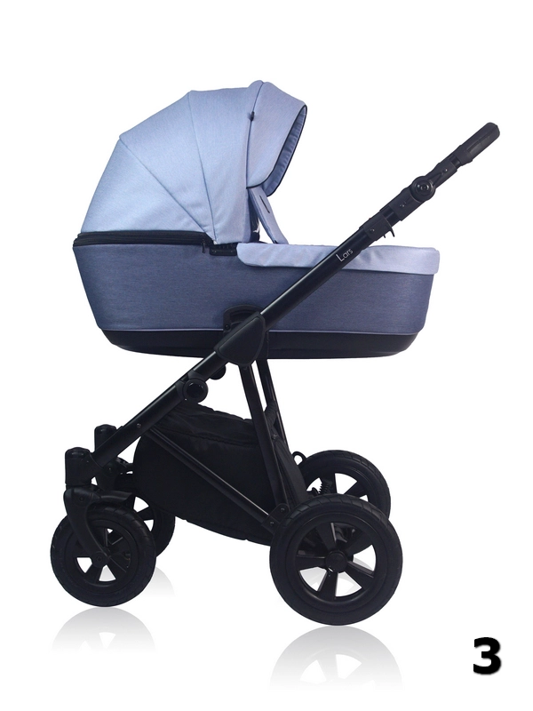 Lars Prampol - blue multifunctional baby stroller