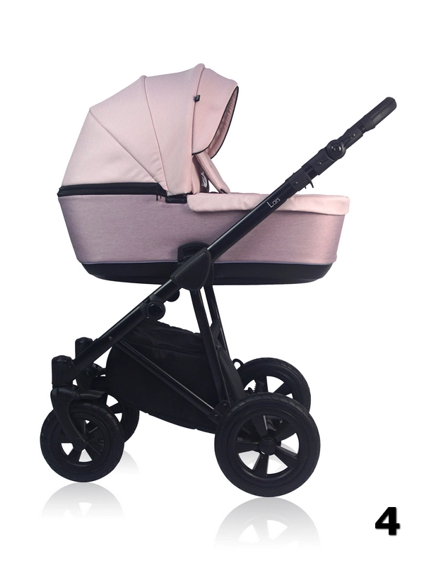 Lars Prampol - pink multifunctional stroller for a girl