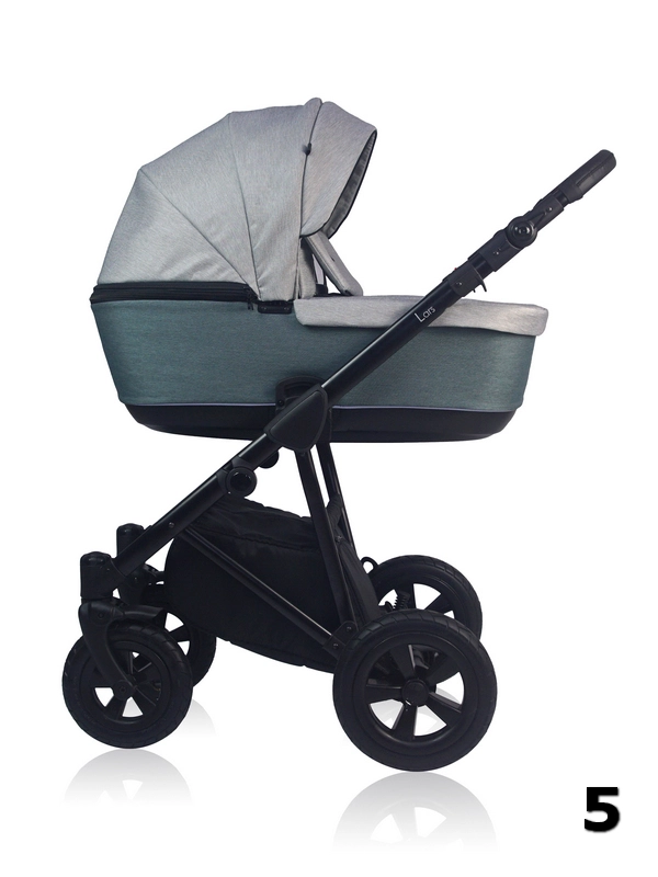 Lars Prampol - a two-color multifunctional baby stroller