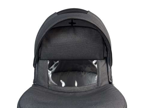 Mio - a cover for a pram gondola with protection against wind and snow