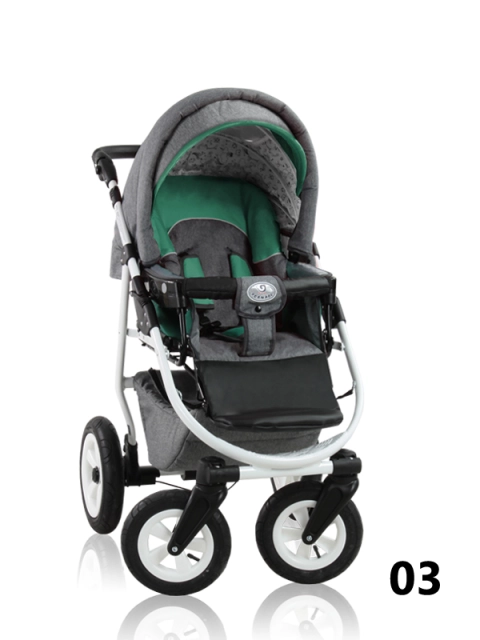 stroller with front swivel wheels